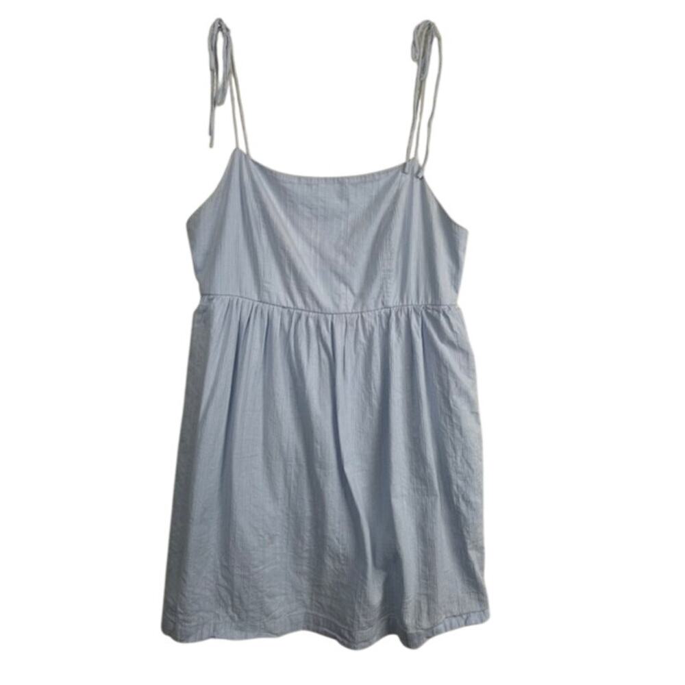 Altar'd State "Leana" Dress  Baby Doll Blue Sundress, Lined